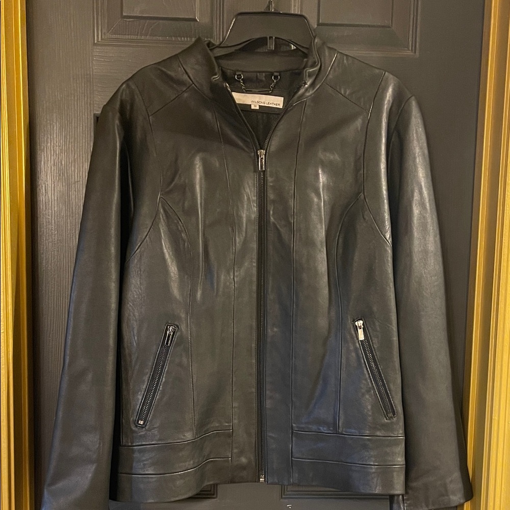 Wilsons Leather Women's Black Leather Jacket - Picture 3 of 8